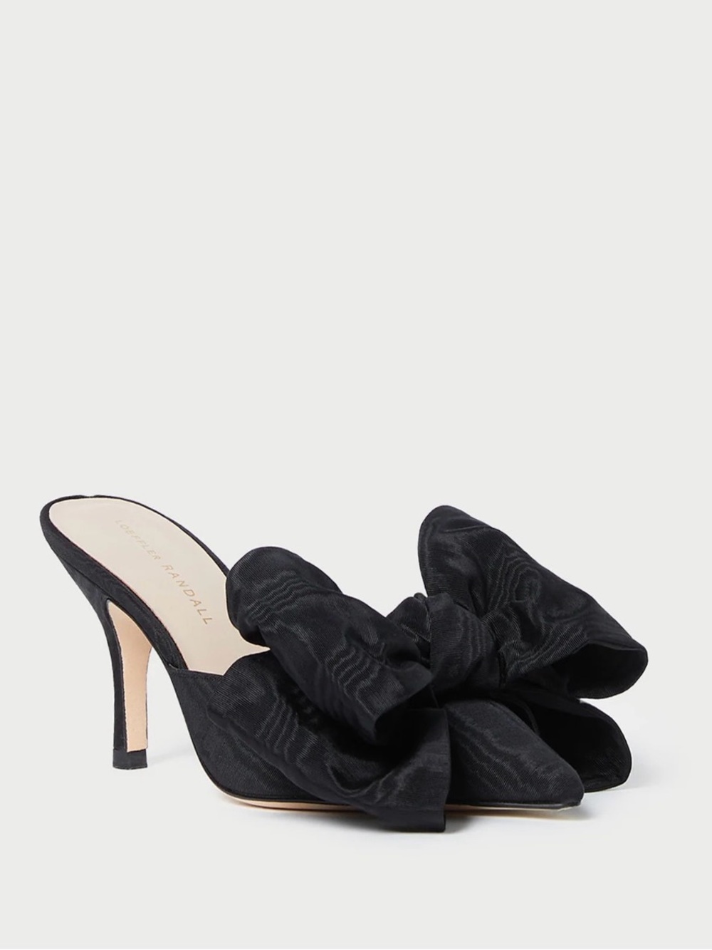 LOEFFLER RANDALL BOW MULE HEEL